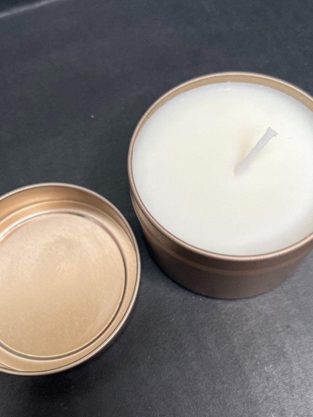 Handmade 100% Soy Wax Candle 3oz Lavender Essential Oil Hand Poured Bathroom USA